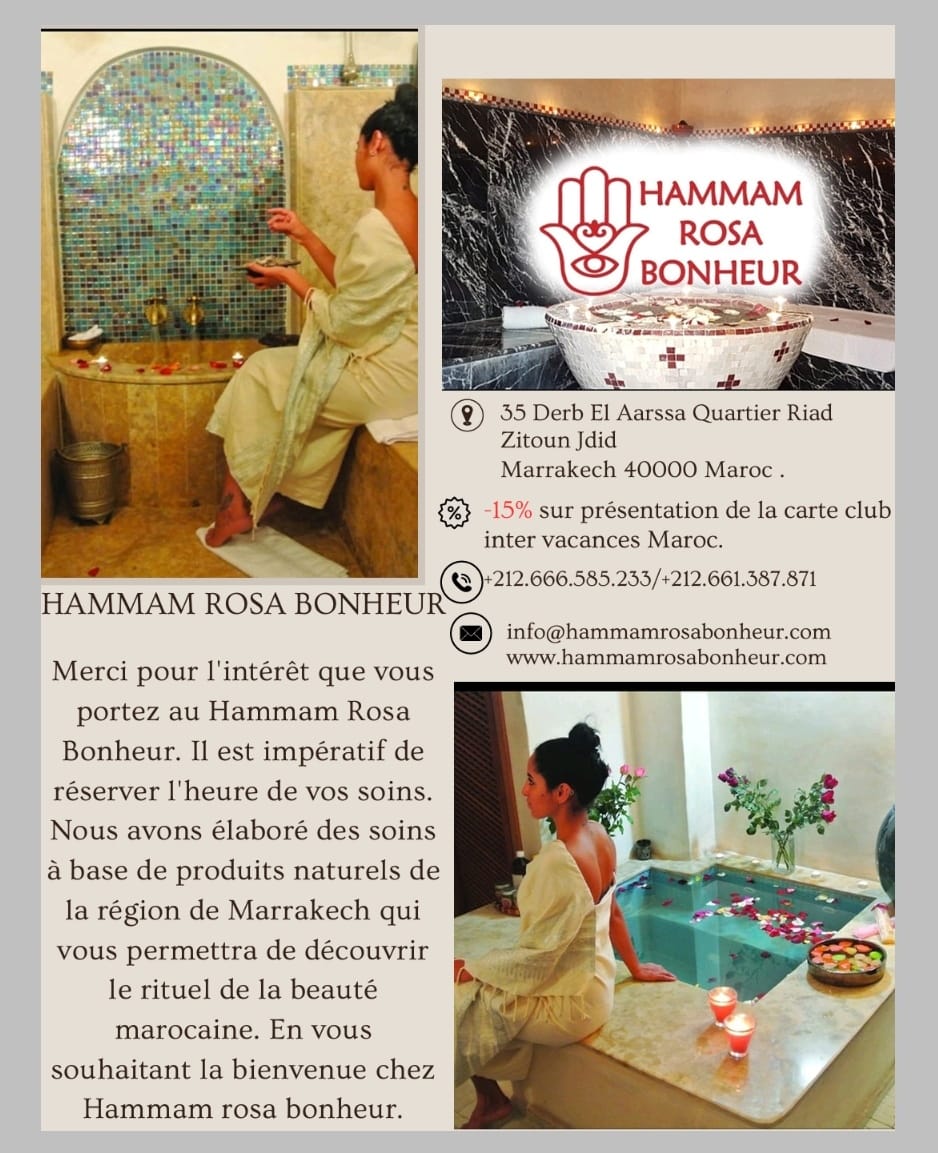 HAMMAM ROSA BONNHEUR MARRAKECH